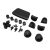 Kits de Reparación de Joystick 16 en 1 para Controladores de PS5, Joystick de Joystick para Controlador de PS5, Joystick Analógico 3D Reemplazo de Joystick R1 L1 R2 L2 Triggers